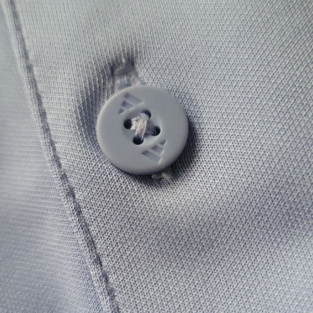 Adidas Men's Light Blue Polo Shirt